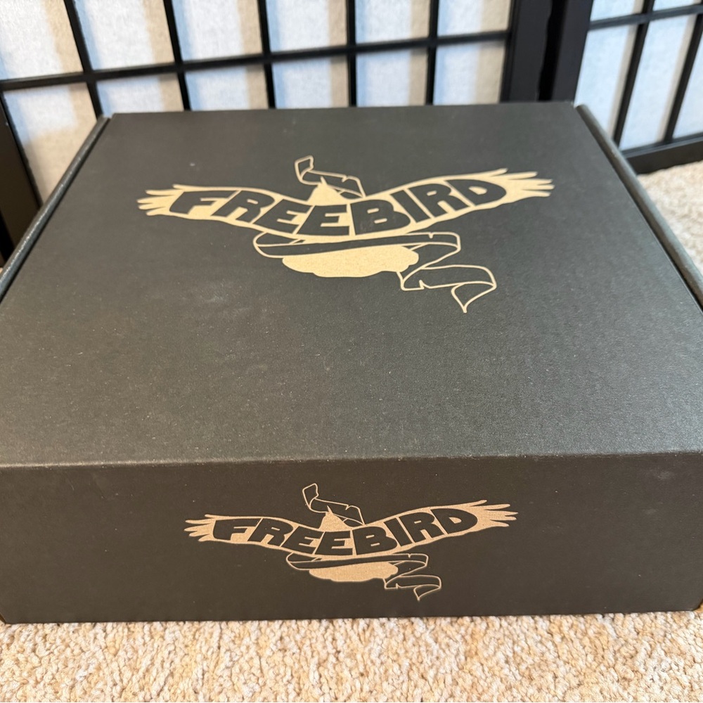 FREEBIRD NEW IN BOX Braeden Open Toed Heeled Boots Color Ice 7 - Picture 7 of 7